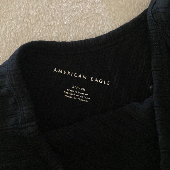 Ribbed American eagle one shoulder top - Picture 2 of 2